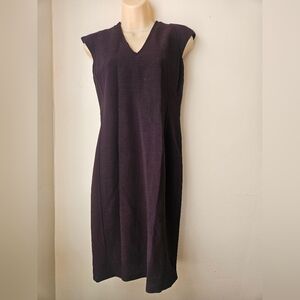 AKRIS BERGDORF GOODMAN-Dress Women's 4 Deep  Burgundy  99%Wolle-Wool 1%Polyamid